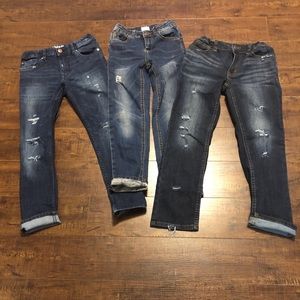 Hudson, H&M & Cat& Jack distressed jeans (boys)